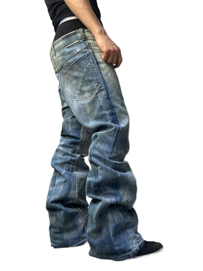 Agony Blue White Jeans