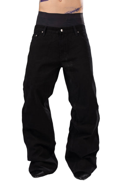 Black jeans by AGONY, handmade in Austria from deadstock denim – photo 4 of 4