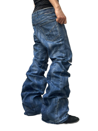 Agony Blue Waxxed Jeans