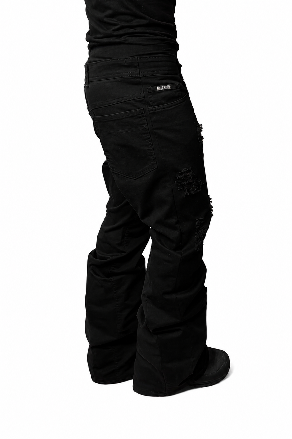 Agony Black distressed jeans