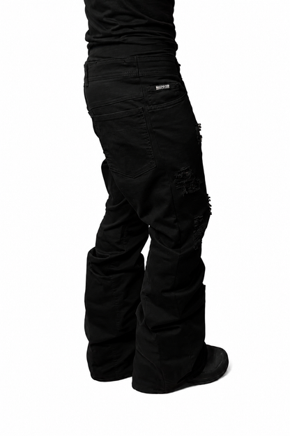Agony Black distressed jeans