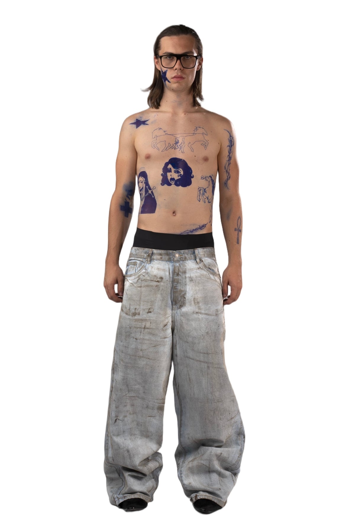 Dirty wash jeans by AGONY, handmade in Austria from deadstock denim – photo 2 of 3