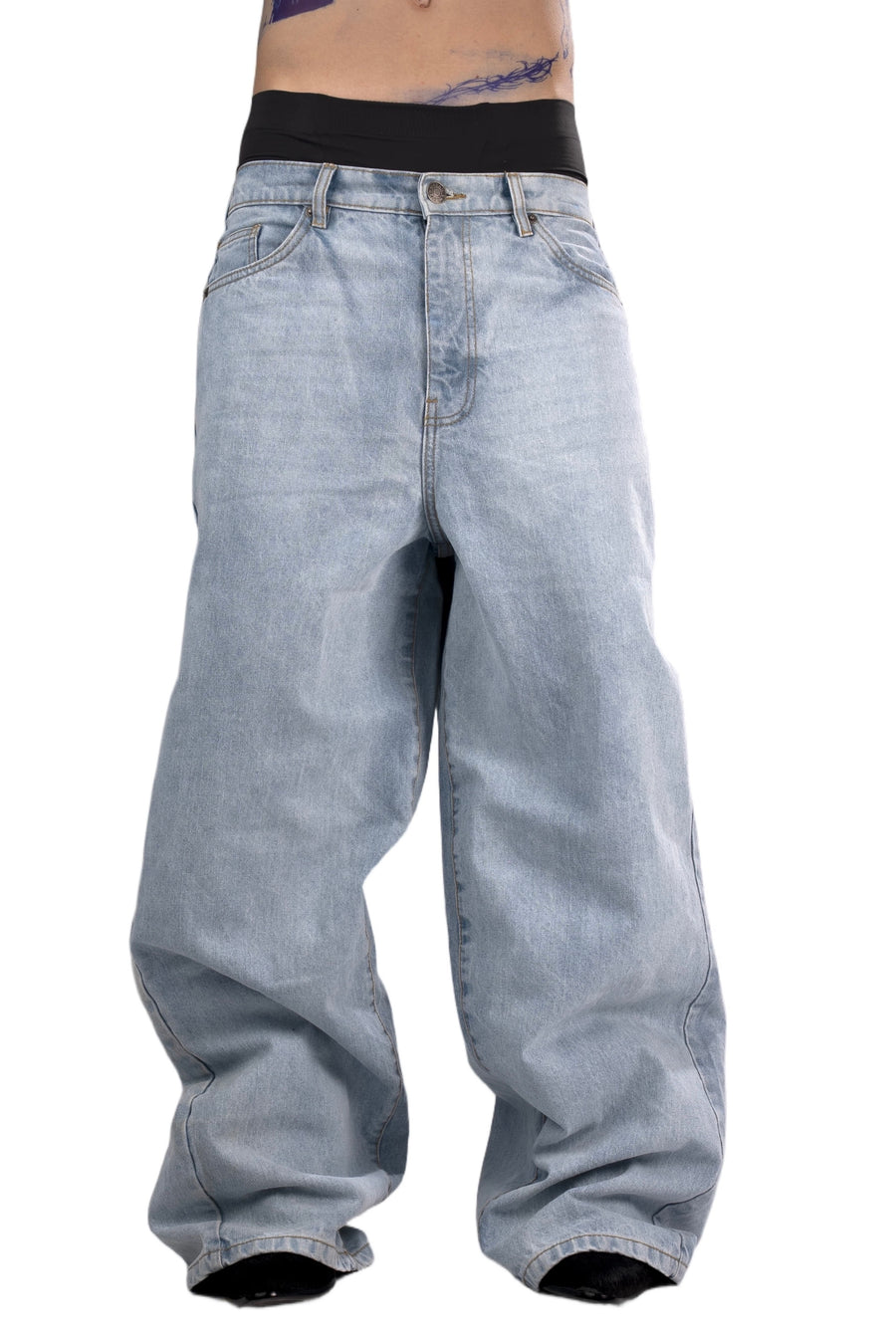 Agony Blue Baggy Denim