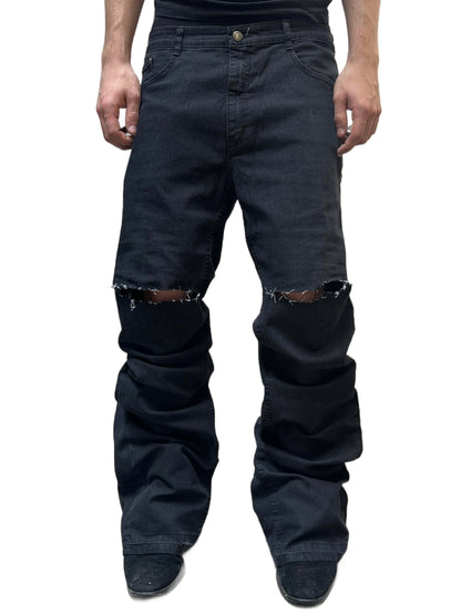 Agony Grey Distressed Jeans