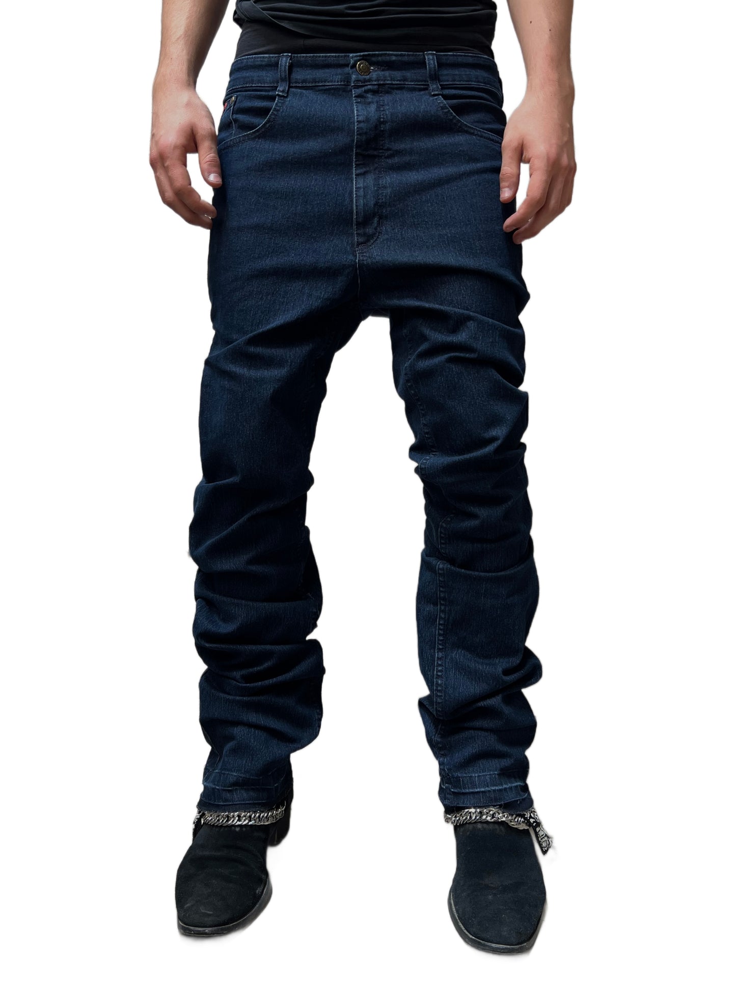 Agony Blue Raw Jeans