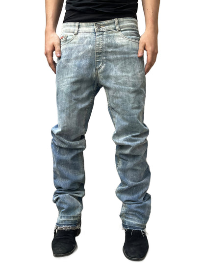 Agony Blue White Jeans